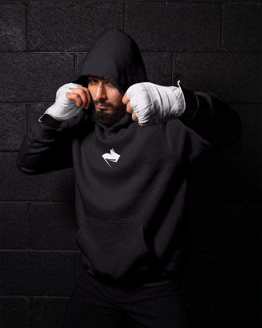 BLACK GYMRAT HOODIE